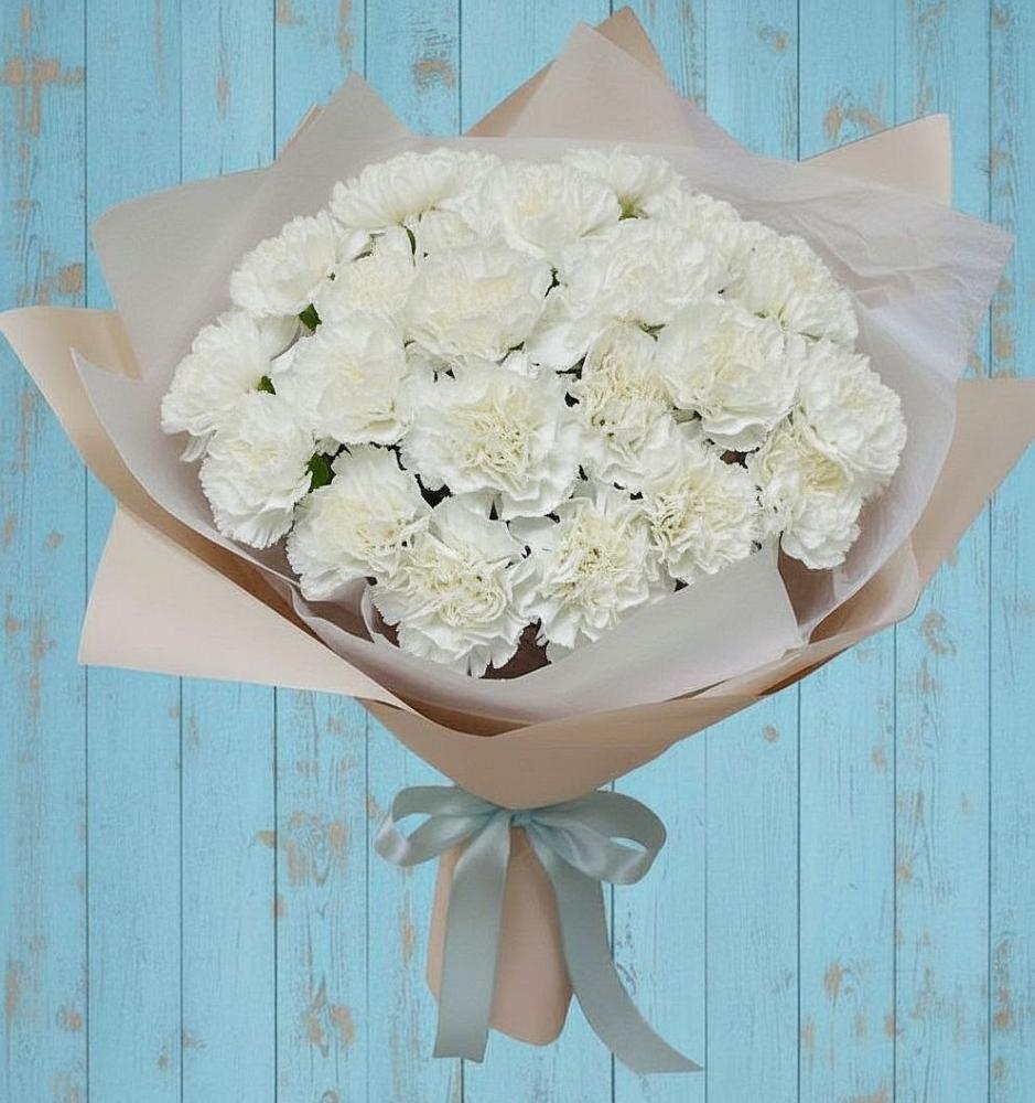 Букет цветов из: Гвоздики в Ольховке