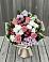 Букет цветов из: Альстромерии, Гвоздики, Розы и Хризантемы в Ольховке
