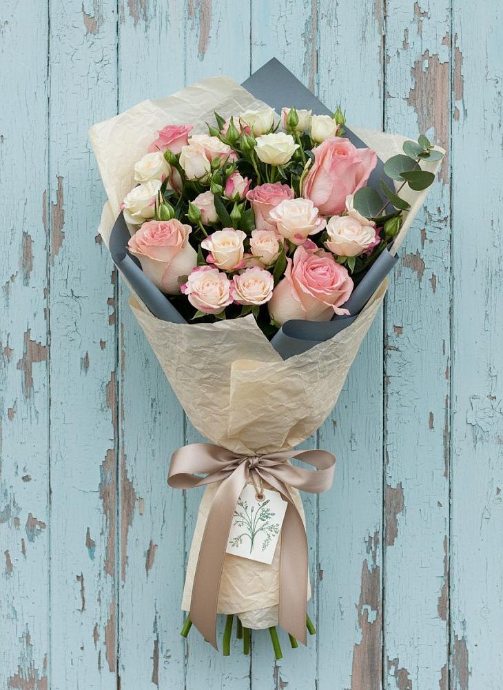 Букет цветов из: Розы в Ольховке