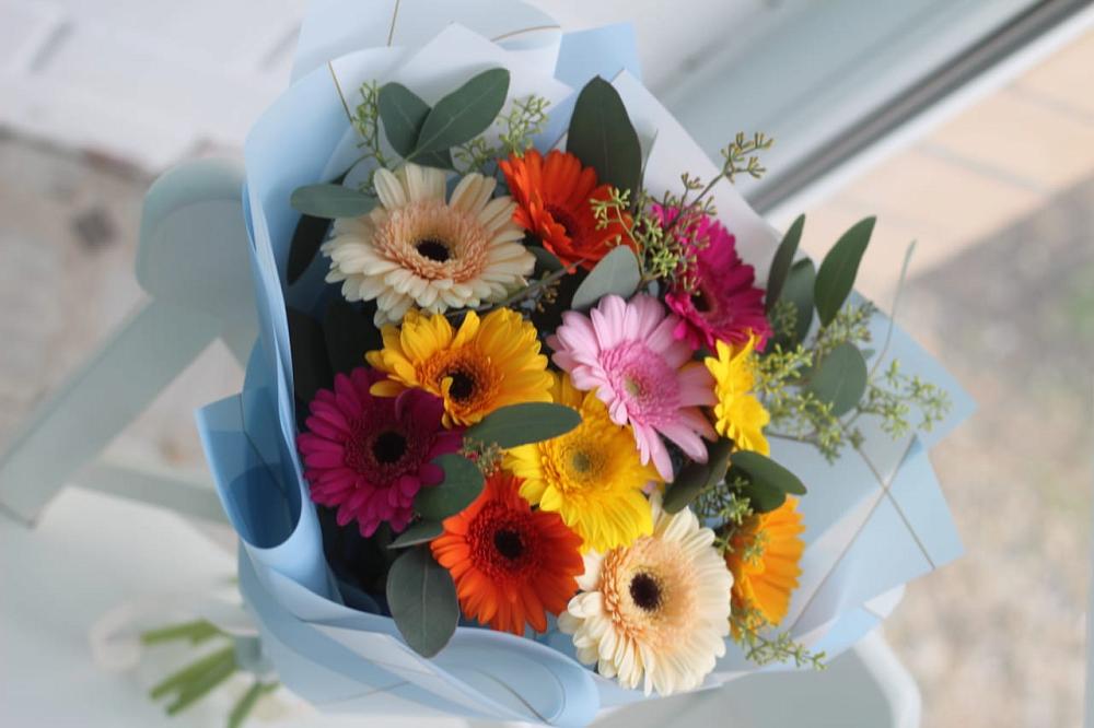 Букет цветов из: Герберы в Ольховке