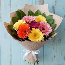Букет цветов из:  Герберы #REPLACE_PRED# Ольховке