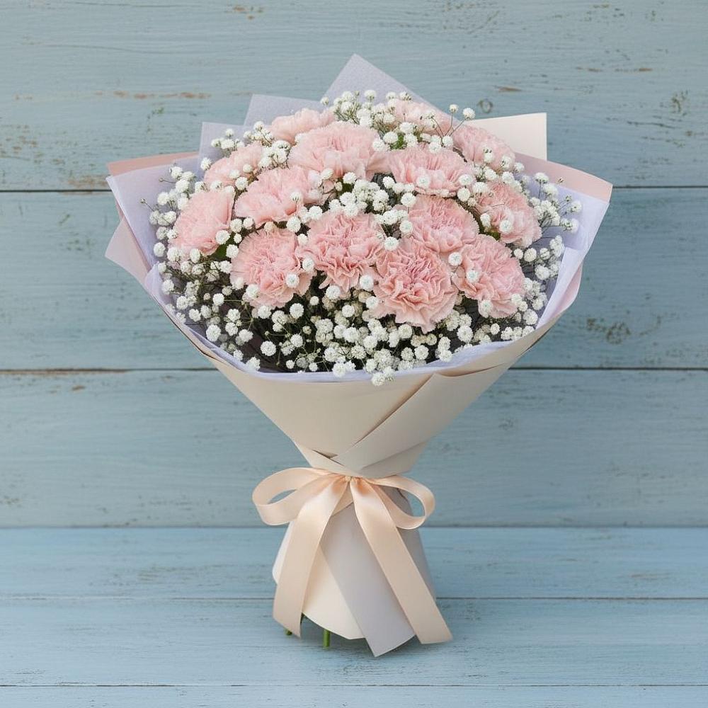 Букет цветов из: Гвоздики в Ольховке