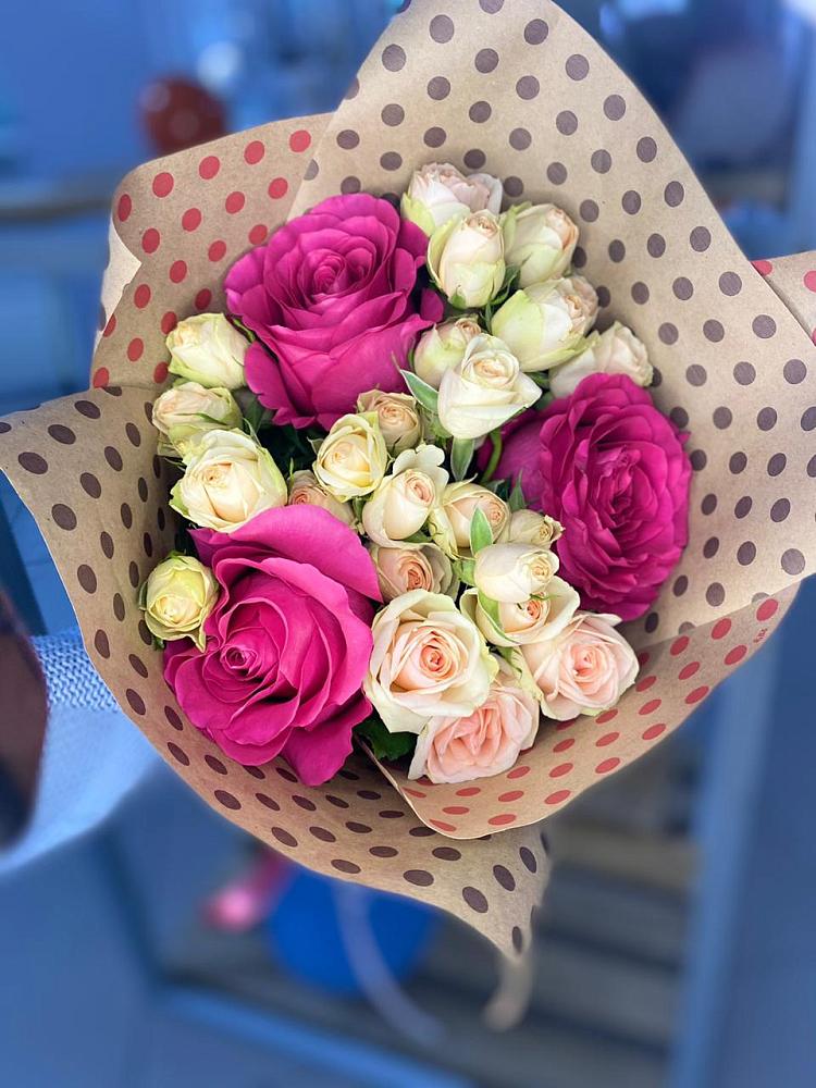 Букет цветов из: Розы в Ольховке