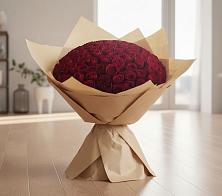 Букет 101 Красная роза в Ольховке