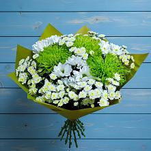 Букет цветов из:  Хризантемы #REPLACE_PRED# Ольховке