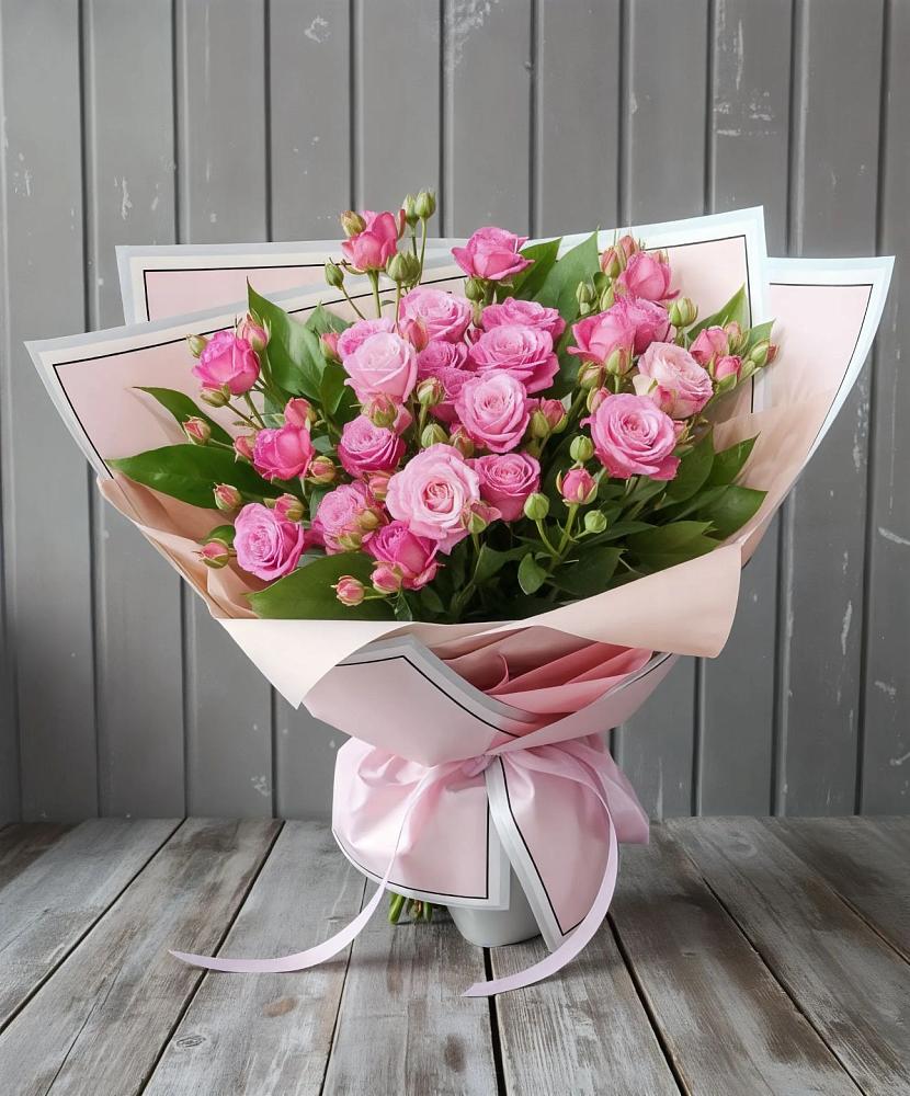 Букет Розовый кустик в Ольховке