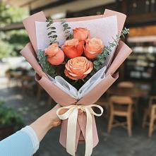 Букет цветов из:  Розы в Ольховке