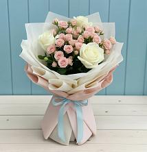Букет цветов из:  Розы в Ольховке