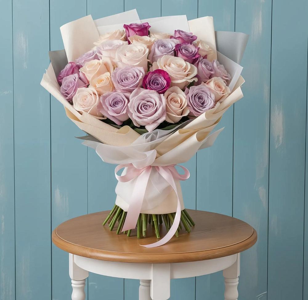 Букет цветов из: Розы в Ольховке