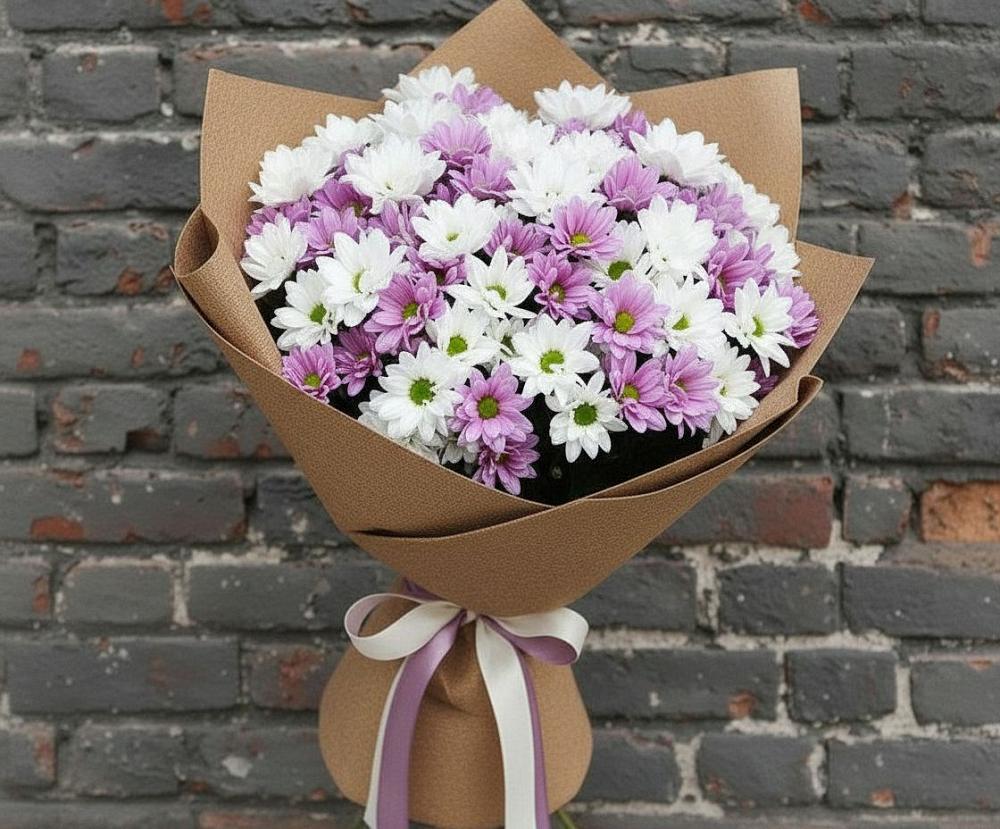 Букет цветов из: Хризантемы в Ольховке