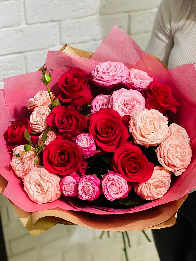 Букет цветов из: Розы в Ольховке