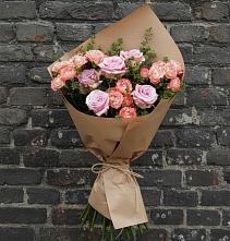 Букет цветов из:  Розы #REPLACE_PRED# Ольховке