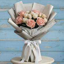 Букет цветов из:  Розы в Ольховке