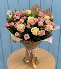 Букет цветов из:  Розы в Ольховке