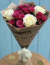 Букет цветов из:  Розы #REPLACE_PRED# Ольховке