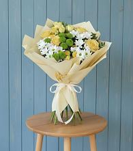 Букет цветов из:  Хризантемы и Розы в Ольховке