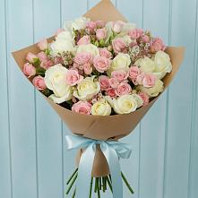 Букет цветов из:  Розы #REPLACE_PRED# Ольховке